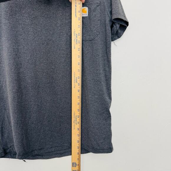 Carhartt Force Extremes Relaxed Fit Gray Short Sleeve Tee Men’s Size S - Picture 5 of 8